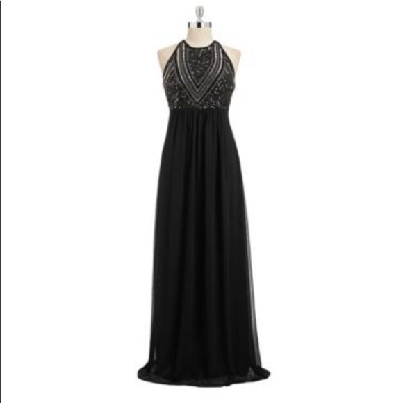 Beaded Gown Grad Dress - Picture 2 of 3